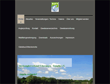 Tablet Screenshot of kav-templin.de